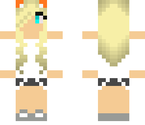 random girl ombre fox