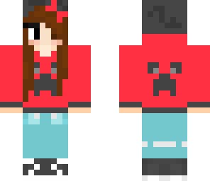girl creeper skin