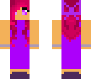 purple and pink