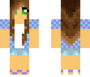 blue and purple country girl