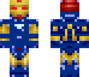 blue iron man