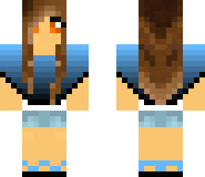 blue poncho girl