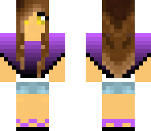 purple poncho girl
