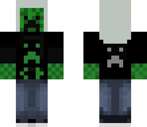 creeper in a hoodie