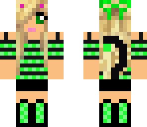 kitty cat cutie green