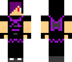 emo dj with purple hair 
