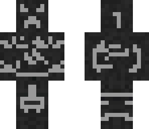 black and white creeper