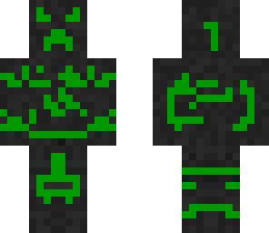 black and green creeper