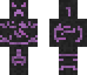 black and purple creeper