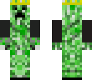 creeper king with black sleeves