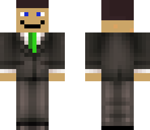 njanega wearing suit