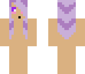 purple hair skin base