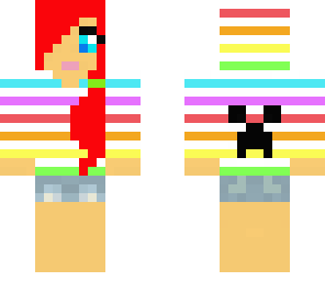 rainbow girl