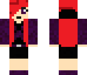 goth girl redhead by witch101