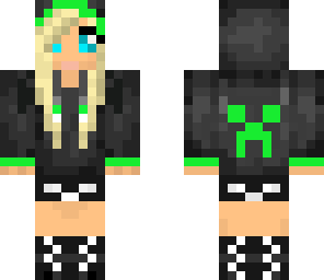 green creeper hoodie