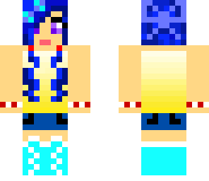 finished blue bunches