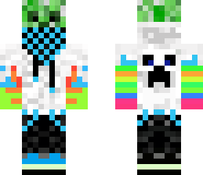 cool creeper rainbow