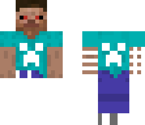 glitchy steve