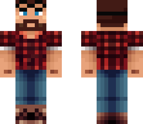 lumberjack with goggles
