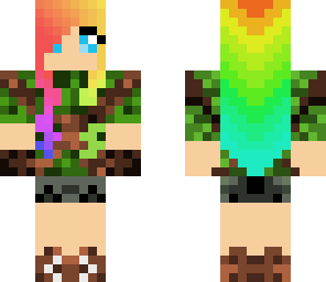 rainbow army girl