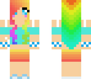 rainbow girl