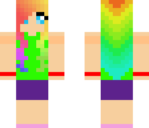 rainbow girl