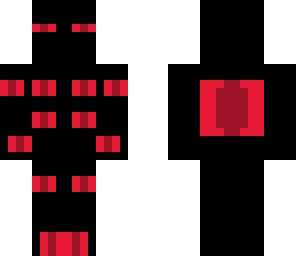 red eyes black enderman