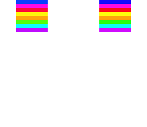 rainbow head