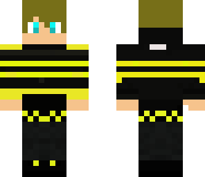 black and yellow