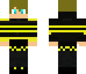 black and yellow