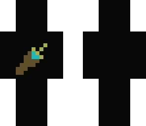moon walking black man with diamond sword