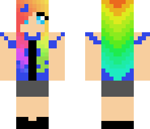 rainbow hair
