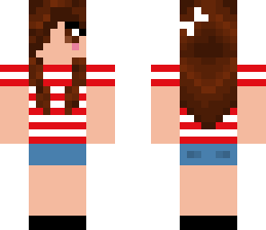girl with striped shirt