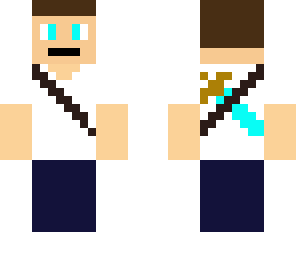 normal boy with a sword