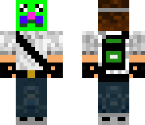 teen in derp creeper mask