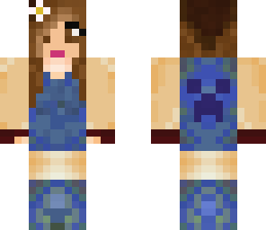 blue girl