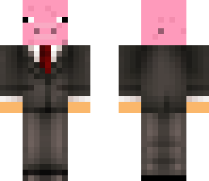 pig in a tux