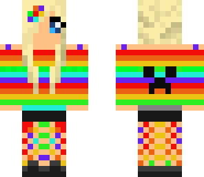 rainbow creeper girl