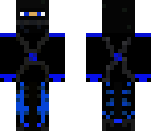 blue ninja assassin with headphones