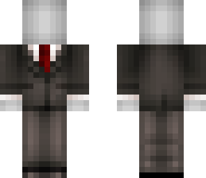 tuxedo-ed slenderman