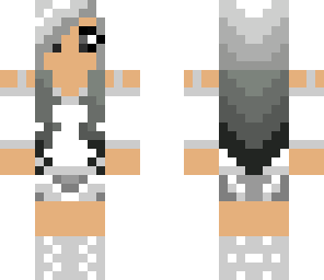 silver cute girl