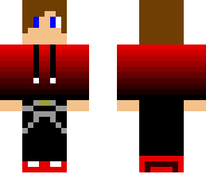 red tenager boy