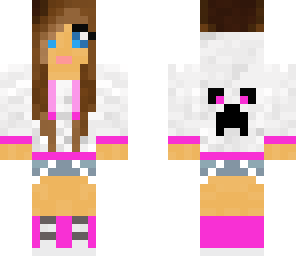 creeper girl pink
