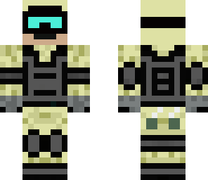 us army commando with padding and weapons