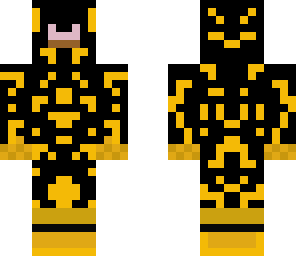 gold-black armor