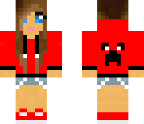 red creeper-girl