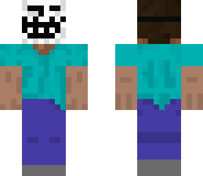 steve with troll mask