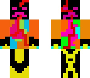 my first epic ender creeper dude with headphones