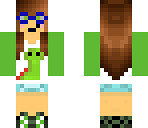 edit of dino girl