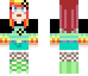 rainbow girl
